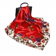 Load image into Gallery viewer, New Elegance Fashionable Scarves for Women Shawl Print Silk Satin Hijab Scarf Female Bandana 90*90cm Luxury Square Shawls Scarfs For Ladies
