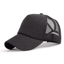 Load image into Gallery viewer, New Elegant Glitter Ponytail Baseball Caps Sequins Shining High Quality Fashionable Cap For Womens Messy Bun Adjustable Snapback Hip Hop Hat
