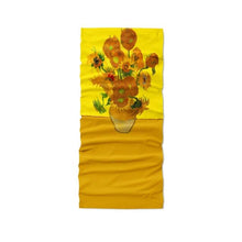 Load image into Gallery viewer, New Fashion 3D Printed Oil Painting Art Neck Scarf Women Soft Face Bandana Sunflower Night Hijab Scarf Face Mask Reusable Washable Cloth Bandanas Women Men Neck Gaiter Cover Turban Multipurpose Balaclava Elastic UV Face Shields for Women
