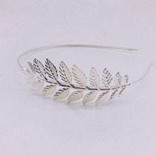 Load image into Gallery viewer, New Fashion Bride beautiful simple generous metal Leaves leaf crown hair band headband Women girls hair Accessories Headdress For Weddings
