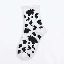 Load image into Gallery viewer, New Fashion Cow Print Cute Animals White Cartoon Socks Cute Happy Socks Unisex Fashion Socks Cow Style Breathable Socks For Men And Women

