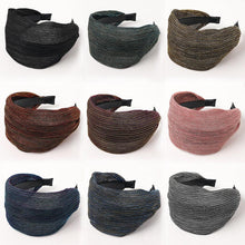 Load image into Gallery viewer, New Fashion Gradient Wide-sided Lace Simple Breathable Toothed Non-slip Headband for Women Girl Hair Accessories Headwear Gorgeous Hair Accessories For Women
