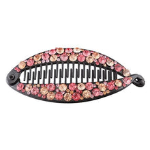 Load image into Gallery viewer, New Fashion Hair Clips Women Banana Barrettes Plastic Color Rhinestone Hair Claws Pins Clamps for Girls Ponytail Mohawk Bun Maker Accessories For Curly Hair Women
