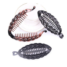 Load image into Gallery viewer, New Fashion Hair Clips Women Banana Barrettes Plastic Color Rhinestone Hair Claws Pins Clamps for Girls Ponytail Mohawk Bun Maker Accessories For Curly Hair Women
