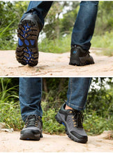Load image into Gallery viewer, New Fashion Outdoors Men's Sneakers Waterproof Shoes Mens Casual Shoe Waterproof Hiking Boots Outdoor Lightweight Shoes Outdoor Walking Lace Up Anti-Slip Casual Shoes
