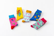 Load image into Gallery viewer, New Fashion Pure Soft Cotton Cartoon Animals Casual Socks Loving Heart Flamingo Women Cute Funny Short Ankle Socks For Men And Women
