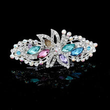 Load image into Gallery viewer, New Fashion Rhinestone Hairpin for Women Banana Clip Bow Girls Hair Clip Elegant Ladies Barrettes Hear Accessories
