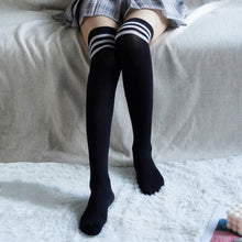 Load image into Gallery viewer, New Fashion Thigh High Stockings Solid Velvet Soft Flexible Over Knee Socks Tall Long Boot Stockings for Women
