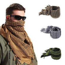 Load image into Gallery viewer, New Fashionable Men's Lightweight Square Outdoor Shawl Military Arab Tactical Desert Army Scarf
