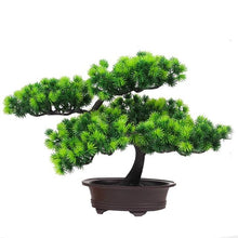 Load image into Gallery viewer, New Festival Potted  Simulation Decorative Bonsai Home Office Pine Tree Gift Ornament Lifelike Accessory Artificial Bonsai Artificial Bonsai Tree Fake  Greenery for Home Office Desk Wall Book Shelf Decor Room Decor
