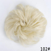 Load image into Gallery viewer, New Girl's Synthetic Chignon Red Pink Purple Blue Green Curly Messy Bun Kids Donut Roller Hair Bun Heat Resistant Fake Hair Wigs For Black Women Cosplay Wigs For Women
