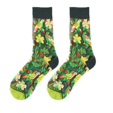 Load image into Gallery viewer, New Girls Cute Cartoon Fruits Sheer Kawaii Lady Women Summer Fall Avocado Lemon Pineapple Cherry Jacquard Socks For Women
