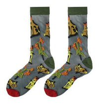Load image into Gallery viewer, New Girls Cute Cartoon Fruits Sheer Kawaii Lady Women Summer Fall Avocado Lemon Pineapple Cherry Jacquard Socks For Women
