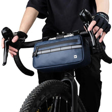 Load image into Gallery viewer, New Handlebar Bag Bicycle Bags Frame Pannier Bag Waterproof Multifunction Portable Shoulder Bag Bike Accessories Multifunction Bike Handlebar Bag Front Bicycle Frame Bag Waterproof Shoulder Bag Handbag Waist Bag
