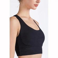Load image into Gallery viewer, New High Quality Fabric Nylon Breathable Women Yoga Tops Bra Solid Color And Sports Wear Outdoor Exercise Clothes For Ladies
