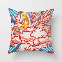 Load image into Gallery viewer, New Horse Cushion Cover Short Plus Luxury Horse Cotton Linen Decorative Pillowcase Cushion Decorative Pillows  Covers for Home Sofa Couch Car Bedrooms 45x45cm
