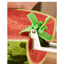 Load image into Gallery viewer, New Incredible Watermelon Cutter Multi Melon Knife Slicer Cutting Machine Stainless Steel Windmill Fruit Household Artifact Kitchen Tool
