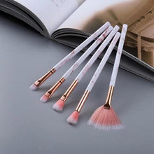 Load image into Gallery viewer, New Luxurious 12/8/5pcs Eye Lip Makeup Brushes Set Eyebrow Comb Eyelash Sponge Eyeshadow Silicone Face Mask Edge Control Brush Cosmetics
