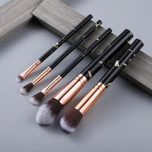 Load image into Gallery viewer, New Luxurious 12/8/5pcs Eye Lip Makeup Brushes Set Eyebrow Comb Eyelash Sponge Eyeshadow Silicone Face Mask Edge Control Brush Cosmetics
