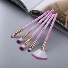 Load image into Gallery viewer, New Luxurious 12/8/5pcs Eye Lip Makeup Brushes Set Eyebrow Comb Eyelash Sponge Eyeshadow Silicone Face Mask Edge Control Brush Cosmetics
