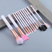 Load image into Gallery viewer, New Luxurious 12/8/5pcs Eye Lip Makeup Brushes Set Eyebrow Comb Eyelash Sponge Eyeshadow Silicone Face Mask Edge Control Brush Cosmetics
