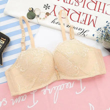 Load image into Gallery viewer, New Luxurious Lace Floral Wireless Bras For Women Front Closure Bras Plus Size Bralette Comfortable  Adjusted Push Up Bra
