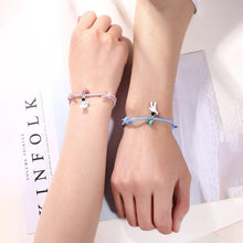 Load image into Gallery viewer, New Magnet Couple Bracelet Star Astronaut Paired Bracelet Attractive Fashion Star Magnetic Bracelets For Couples Jewelry Gifts Set For Couple Bestfriend Girlfriend Boyfriend Women Men
