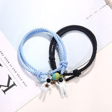 Load image into Gallery viewer, New Magnet Couple Bracelet Star Astronaut Paired Bracelet Attractive Fashion Star Magnetic Bracelets For Couples Jewelry Gifts Set For Couple Bestfriend Girlfriend Boyfriend Women Men
