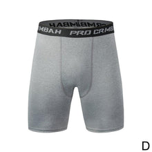Load image into Gallery viewer, New Male Fitness Quick-Drying Tight Shorts Elastic Compression Leggings Training Pants Men Running Shorts Comfort Black Gray Mens Running Compression Pants Workout Cool Quick Dry Sports Shorts for Running Athletic Underwear
