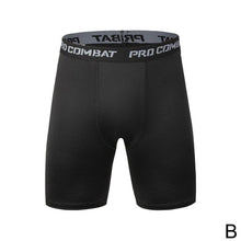 Load image into Gallery viewer, New Male Fitness Quick-Drying Tight Shorts Elastic Compression Leggings Training Pants Men Running Shorts Comfort Black Gray Mens Running Compression Pants Workout Cool Quick Dry Sports Shorts for Running Athletic Underwear
