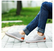 Load image into Gallery viewer, New Men's Flats High Quality Casual Shoes Handmade Shoes Casual Sports Flats Men Lightweight Comfortable Walking Shoes Outdoor Walking Sneakers For Mens
