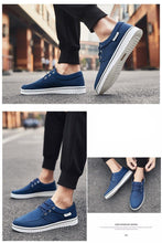 Load image into Gallery viewer, New Men's Flats High Quality Casual Shoes Handmade Shoes Casual Sports Flats Men Lightweight Comfortable Walking Shoes Outdoor Walking Sneakers For Mens
