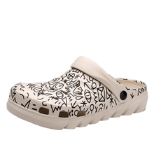 Load image into Gallery viewer, New Men Sandals Shoes Summer Beach Garden Flat Cool Slippers Arch Support Clogs Garden Shoes Slip-On Outdoor Beach Pool Shower Summer Sandals Slippers
