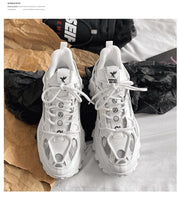 Load image into Gallery viewer, New Mens Sneakers Breathable Sports Shoes Couple Casual Shoes Thick Sole Running Walking Shoes Trainers Sport Sneakers Men High Fashion Comfy Fashion Sneakers
