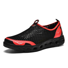 Load image into Gallery viewer, New Mesh Mens Aqua Shoes Outdoor Breathable Quick Dry Water Sneakers Light Anti-Skid Sport Footwear Comfortable Mesh Work Shoes Beach Swim Surf Shoes Water Shoes
