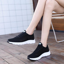 Load image into Gallery viewer, New Mesh Womens Sneakers Breathable Flat Shoes Women Lightweight Sports Non-slip Running Footwear Fashionable Breathable And Non-Slip Walking Shoes For Women
