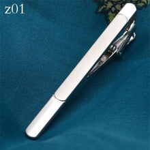 Load image into Gallery viewer, New Metal Silver Color Tie Clip For Men Wedding Necktie Tie Clasp Clip Tie Clips for Men Tie Bar Clip  Regular Ties Necktie Wedding Business Tie Pin Clips Gentleman Ties Bar Elegant Men's Accessories
