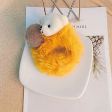 Load image into Gallery viewer, New Mink Fur Hair Rope Scrunchie Women Accessory Flurry Headband Hair Ties Elastic Fashion Hair Ring Women's Wristband Scrunchie Hairband Pom Pom Hair Tie Ring
