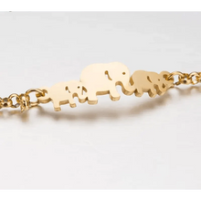 Load image into Gallery viewer, New Modern Elegant Stainless Steel Luxury Bracelet For Women Lovely Animal Butterfly Elephant Strand Bracelets Bangles Jewelry Accessories
