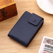 Load image into Gallery viewer, New Modern Fashion Unisex Business Leather Wallet Cool ID Credit Card Holder Name Cards Case Pocket Organizer Bag Multiple Card Slots Wallet Clip Very Light Wearable Clip
