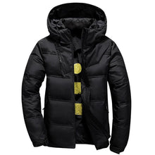 Load image into Gallery viewer, New Modern Red Jacket With Hood Men Winter Warm Solid Color Hooded Unique Design Jackets Elegant Men's Warm Winter Jacket Winter Outdoor Coat Comfortable Jacket
