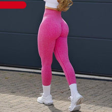 Load image into Gallery viewer, New Pink Seamless Leggings Women Workout Gym Clothing Push Up Legging Lifting Leggings For Women Seamless Workout Leggings High Waist Yoga Pants Sport Women Fitness Active Wear
