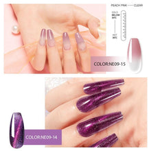 Load image into Gallery viewer, New Poly Nail Polish Gel Extension Glitter Gel Nails Manicure Design UV Reflective Diamond Shine
