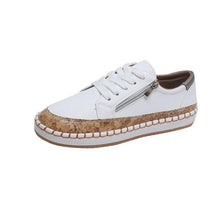 Load image into Gallery viewer, New Popular Womens Shoes Colorful Beautiful Flower Printing Shoes Lace-up Flat Women's Casual Womens Sneakers High-Quality Women's White Sports Casual Couple Shoes Summer Trainers Walking Sneakers
