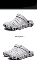Load image into Gallery viewer, New Sandals Hole Shoes Couple Home Summer Hollow Out Mens And Womens Beach Flat Clogs Classic Mules Anti-Skid Rubber Sole Slip On Summer Arch Support Slippers
