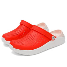 Load image into Gallery viewer, New Sandals Mens Hole Shoes Women Sandals Clogs Unisex Garden Shoes Gray Water Shoes Lightweight Sandals Slip On Summer Beach Pool Shower Shoes
