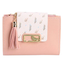 Load image into Gallery viewer, New Short PU Leather Clutch Bags Card Holder Wallet And  Small Coin Purse for Women And Girls
