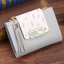 Load image into Gallery viewer, New Short PU Leather Clutch Bags Card Holder Wallet And  Small Coin Purse for Women And Girls
