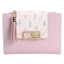 Load image into Gallery viewer, New Short PU Leather Clutch Bags Card Holder Wallet And  Small Coin Purse for Women And Girls
