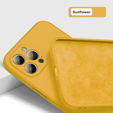 Load image into Gallery viewer, New Soft Silicone Square Phone Case For iPhone 14 13 Pro Max  Back Cover Full Body Protection Cover 13 Pro Shockproof Protective Case
